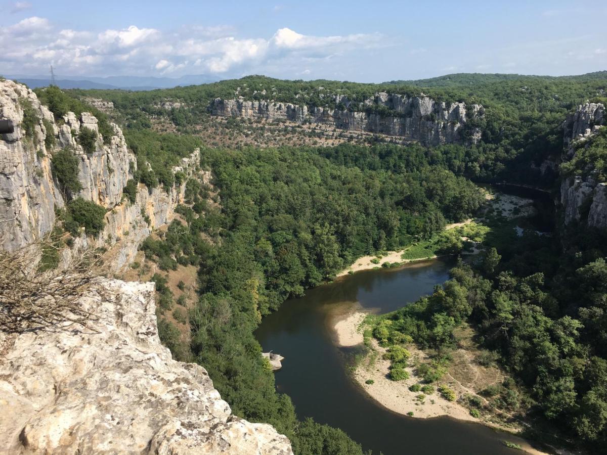 Вилла Le Clos Des Muriers Saint Alban Auriolles Экстерьер фото